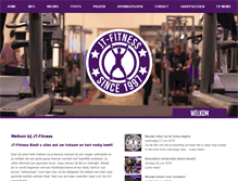 Tablet Screenshot of jt-fitness.nl